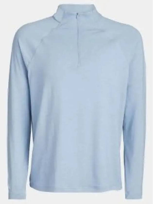 Men's Luxe Quarter Half Zip Layer Long Sleeve T-Shirt Blue - G/FORE - BALAAN 2