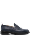 Classic Leather Penny Loafers Blue - THOM BROWNE - BALAAN 2