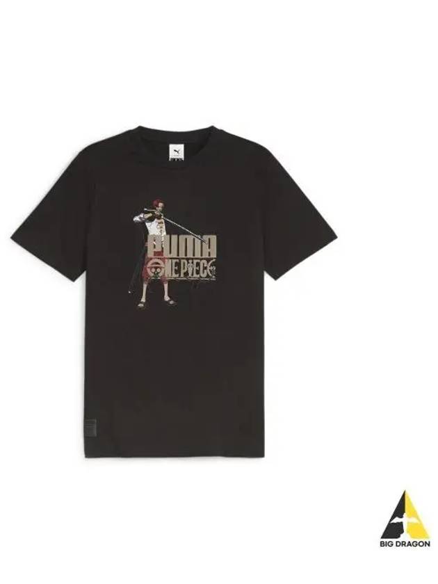 ONE PIECE Graphic Short Sleeve T Shirt Black 624665 01 - PUMA - BALAAN 1