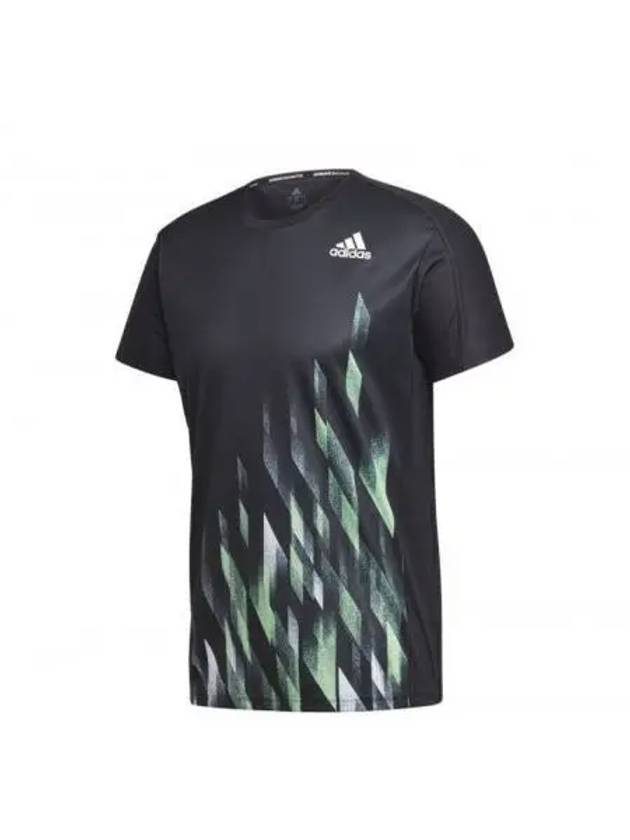 adidas BADMINTON Graphic 1 Tee Men s Short Sleeve Uniform FT9723 - ADIDAS - BALAAN 1