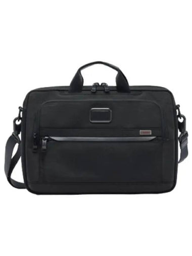 Alpha Large Laptop Case Briefcase Black - TUMI - BALAAN 1