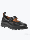 Brutus Mary Jane Leather Flat Black - CAMPER - BALAAN 2