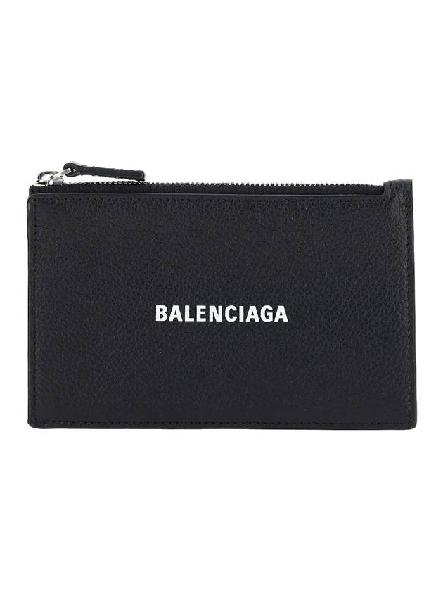 Logo Print Cash Card Wallet Black - BALENCIAGA - BALAAN 1