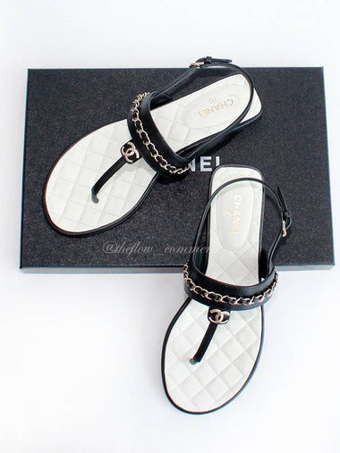 CC logo chain strap sandals G39182 X56747 94305 - CHANEL - BALAAN 1