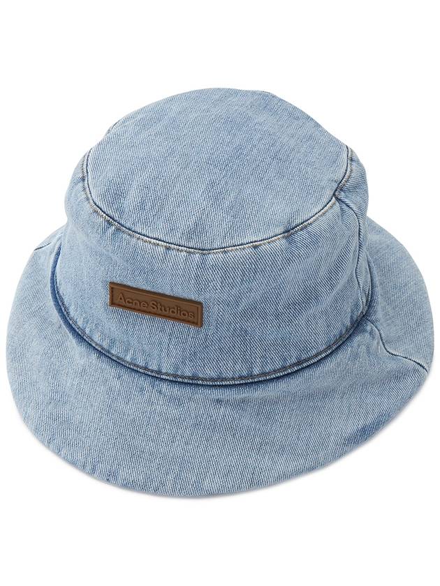 Logo Denim Bucket Hat Light Blue - ACNE STUDIOS - BALAAN 2