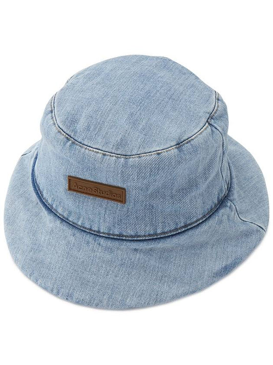 Logo Denim Bucket Hat Light Blue - ACNE STUDIOS - BALAAN 2