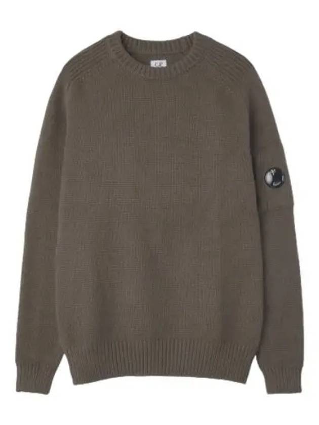 Lens Wappen Patch Knit Ivy Green - CP COMPANY - BALAAN 1