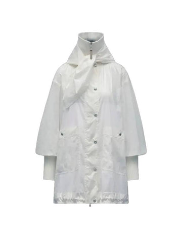 Karula Parka Windbreaker Silk White - MONCLER - BALAAN 1