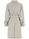 Titrench Water Repellent Double Breasted Button Trench Coat Beige - MAX MARA - BALAAN 3