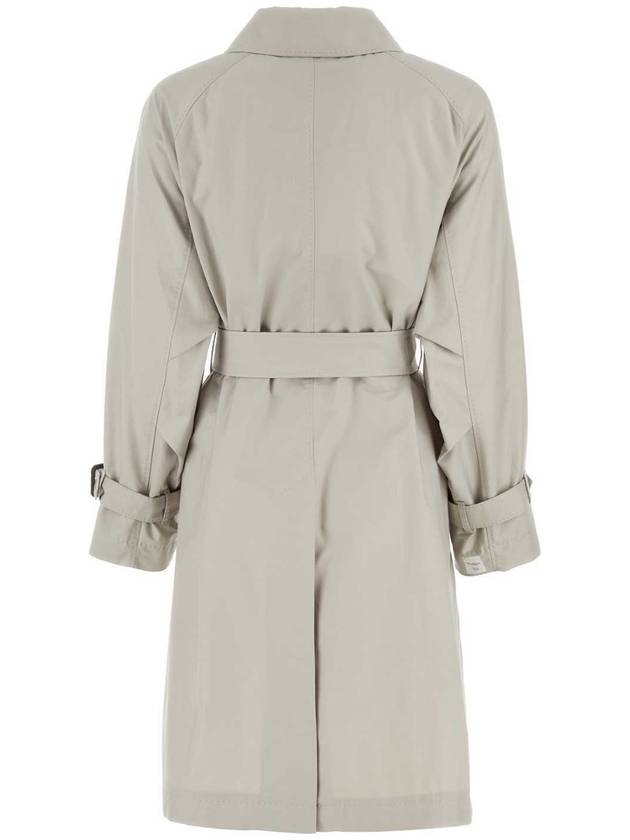 Titrench Water Repellent Double Breasted Button Trench Coat Beige - MAX MARA - BALAAN 3