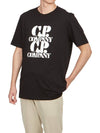 30/1 Jersey Graphic Short Sleeve T-Shirt Black - CP COMPANY - BALAAN 6