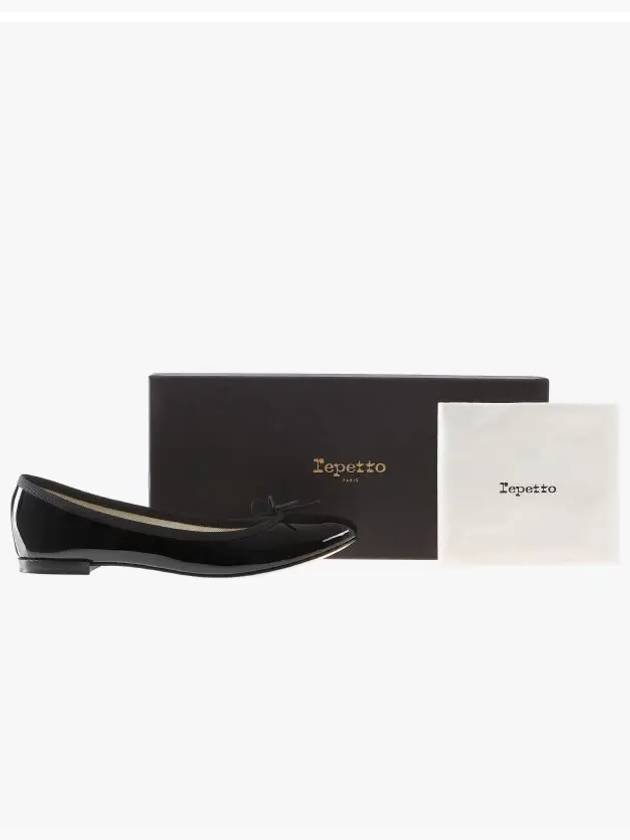 Women's Cendrillon Leather Ballerinas Flat Black - REPETTO - BALAAN 5