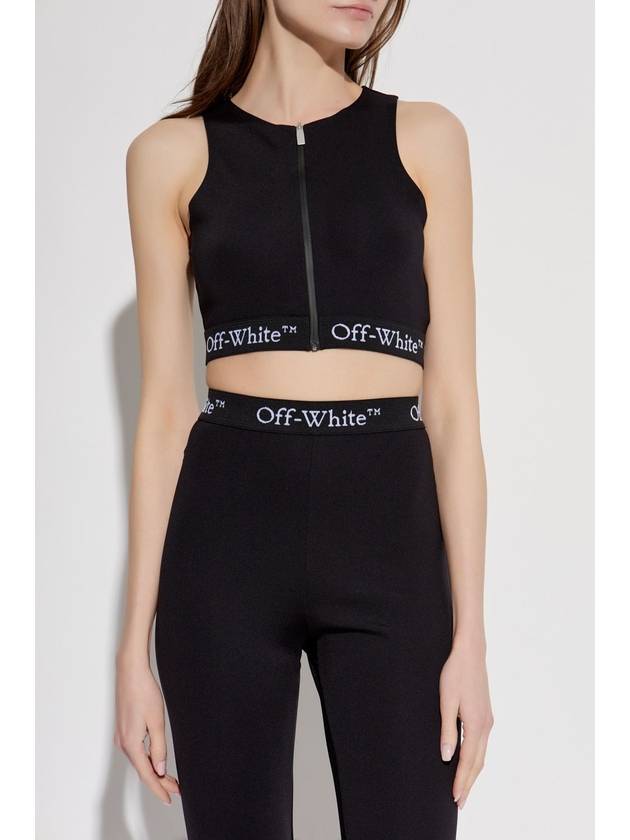 Off-White Logo Top, Women's, Black - OFF WHITE - BALAAN 3