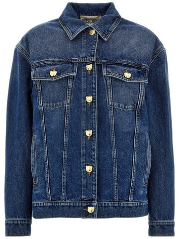 Moschino 'Teddy' Button Jacket - MOSCHINO - BALAAN 1