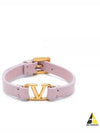 V Logo Bracelet Pink - VALENTINO - BALAAN 2