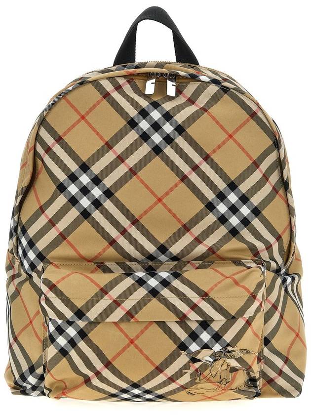 Nova Check Backpack Beige - BURBERRY - BALAAN 2