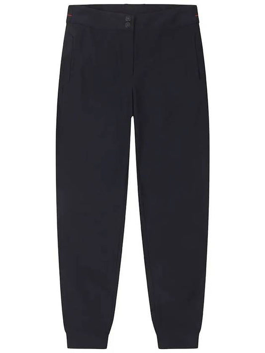 Golf Wear Tricoat Bonding Half Jogger Pants Black - WHITEBALL - BALAAN 1