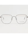 Zegna Glasses Frame EZ5222D 014 Silver Metal Polygon - ERMENEGILDO ZEGNA - BALAAN 5