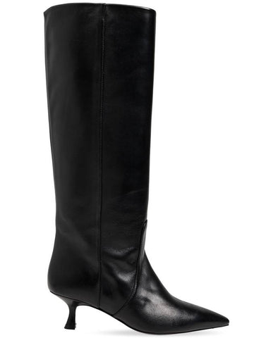 Stuart Weitzman Leather Boots ‘Naomi’, Women's, Black - STUART WEITZMAN - BALAAN 1