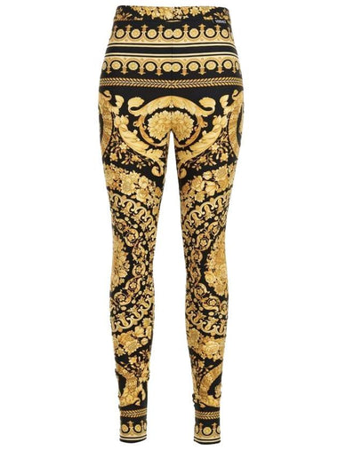 baroque pattern leggings - VERSACE - BALAAN 1