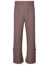 Aerial Straight Pants Rose - ISSEY MIYAKE - BALAAN 2