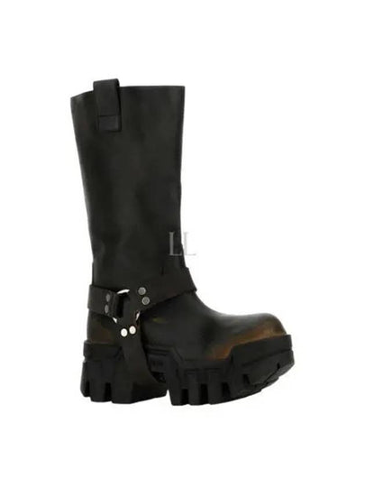 Bulldozer Harness Leather Worker Boots Black - BALENCIAGA - BALAAN 2