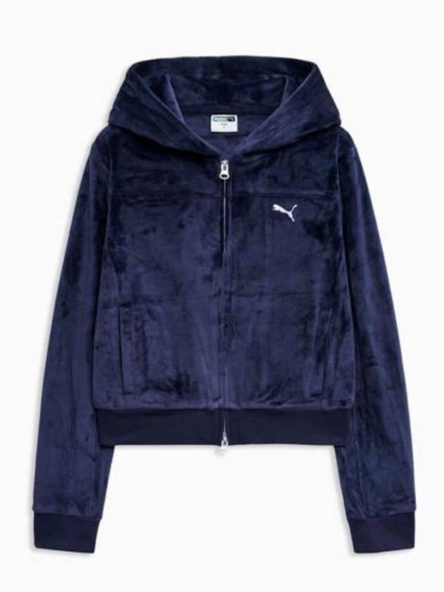 Women's Fierce Winter Zip-Up Hoodie Navy - PUMA - BALAAN 2