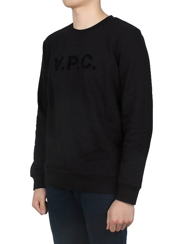 VPC Logo Crew Neck Sweatshirt Black - A.P.C. - BALAAN 4