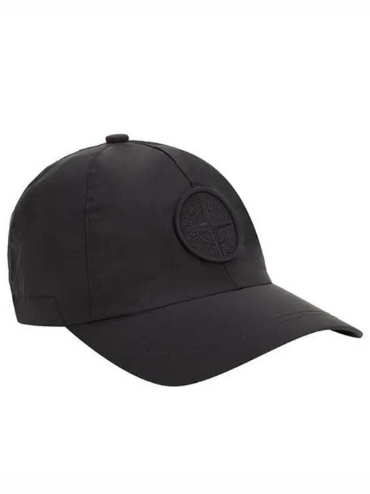 Logo Nylon Metal 6-Panel Ball Cap Black - STONE ISLAND - BALAAN 2