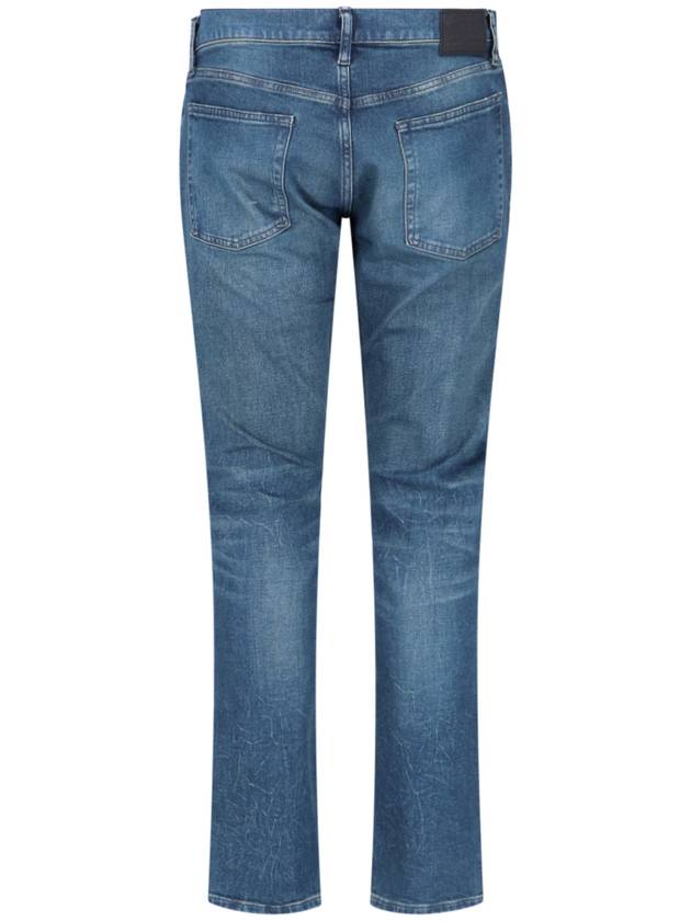 Low Rise Slim Fit Jeans Blue - POLO RALPH LAUREN - BALAAN 4