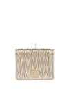 Matelasse Leather Half Wallet Gold - MIU MIU - BALAAN 2