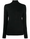 Wool Turtleneck Black - EMPORIO ARMANI - BALAAN 1