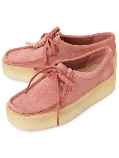 Wallabee Cup Suede Loafers Pink - CLARKS - BALAAN 2