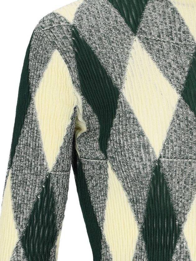 argyle knit high neck sweater 8081046 - BURBERRY - BALAAN 5