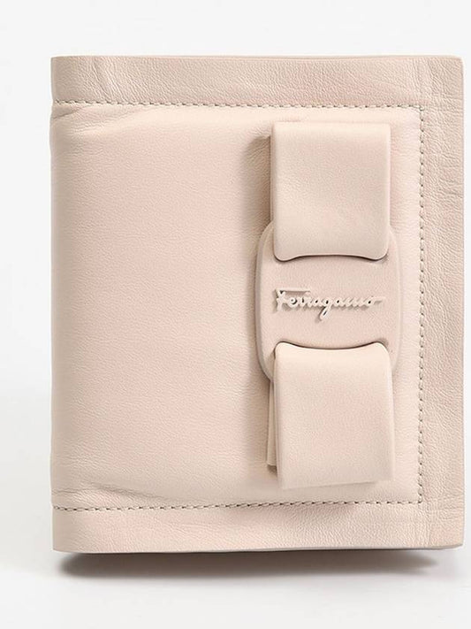 Viva Bow Compact Half Wallet Bon - SALVATORE FERRAGAMO - BALAAN 2