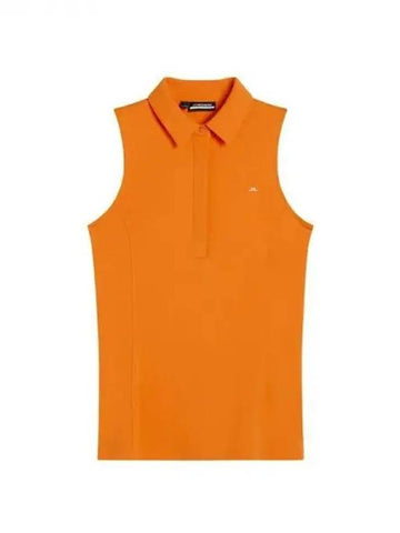 Golf Women s Sleeveless Dena Top Orange Domestic Product GR5Y24071185737 - J.LINDEBERG - BALAAN 1