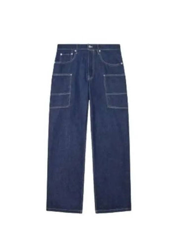 Cargo Monkey Denim Jeans FE6 5DP408 6A1 DM - KENZO - BALAAN 1