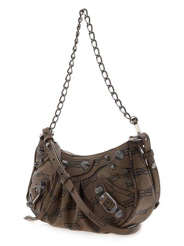 Le Cagol BB Monogram Mini Cross Bag Brown - BALENCIAGA - BALAAN 3