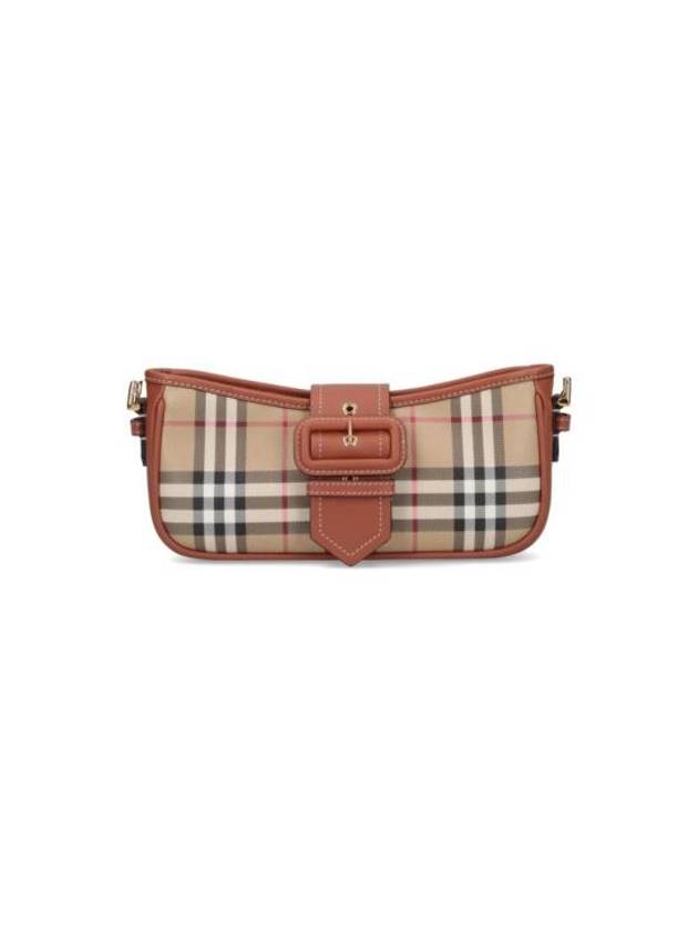 Check Shoulder Bag Brown - BURBERRY - BALAAN 1