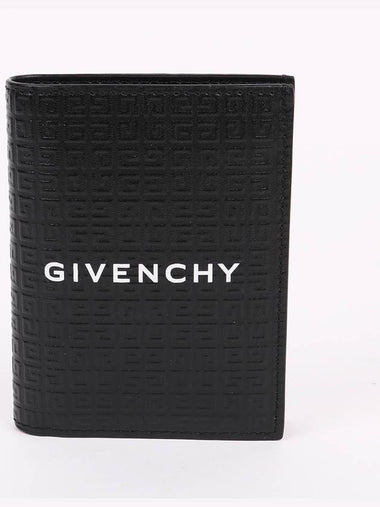 Black 4G logo men s card wallet - GIVENCHY - BALAAN 1