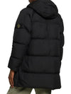 Men's Wappen Patch Crinkle Wraps Long Padding Black - STONE ISLAND - BALAAN 6