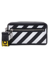 Diag zipper clutch bag black white - OFF WHITE - BALAAN 1