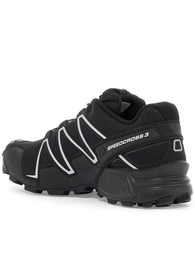 Speedcross 3 Low Top Sneakers Black Silver - SALOMON - BALAAN 4