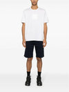 Light Fleece Utility Shorts Navy - CP COMPANY - BALAAN 3