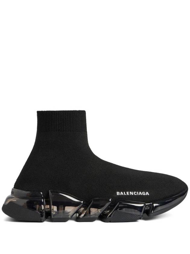 Speed ​​2.0 Stencil High Top Sneakers Black - BALENCIAGA - BALAAN 1