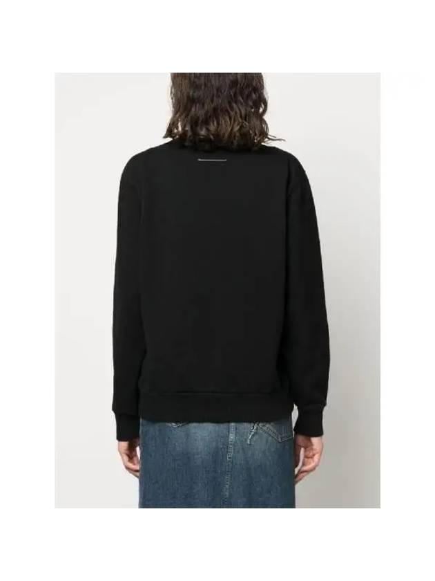 Number Print Sweatshirt Black - MAISON MARGIELA - BALAAN 6