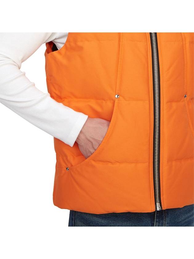 Logo Montreal Padded Vest Orange - MOOSE KNUCKLES - BALAAN 9