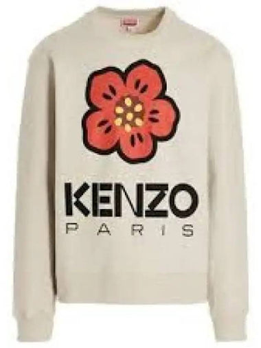 Balk Flower Sweatshirt Light Gray FD55SW4454ME093 1237523 - KENZO - BALAAN 1