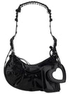 Le Cagol XS Leather Shoulder Bag Black - BALENCIAGA - BALAAN 1