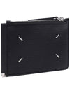 4 Stitch Slim Card Wallet Black - MAISON MARGIELA - BALAAN 4